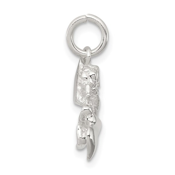 Sterling Silver Cupid Charm - Picture 4 of 4